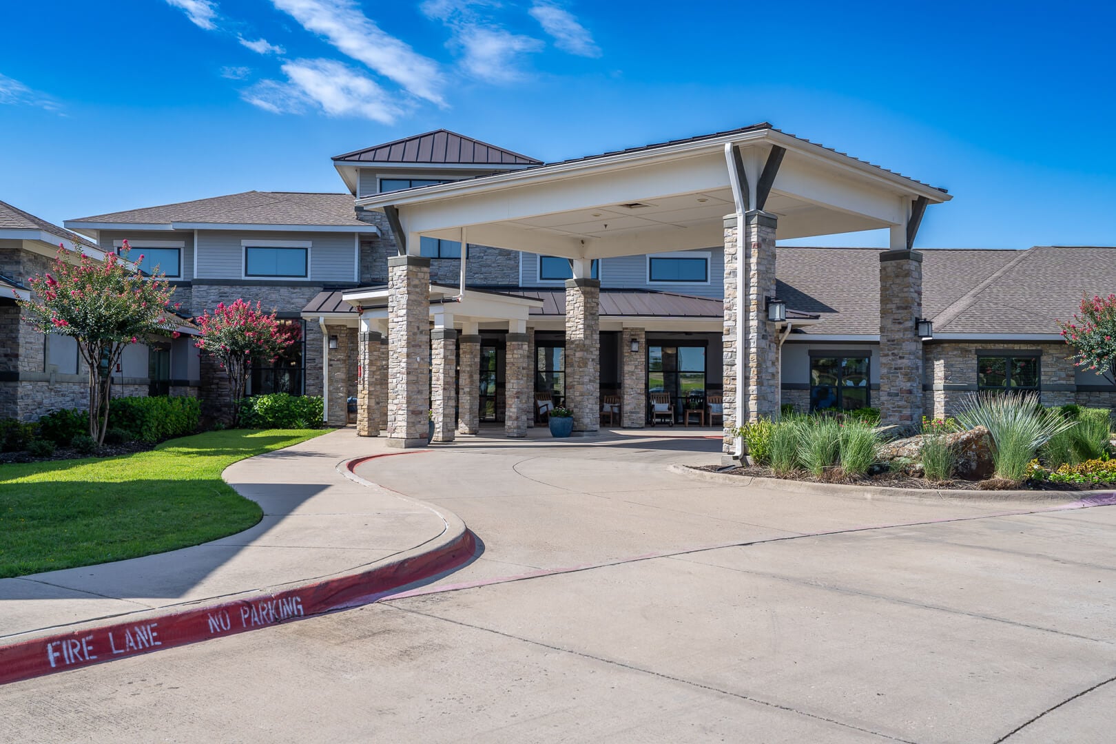 Main Entrance at Assisted Living Facility