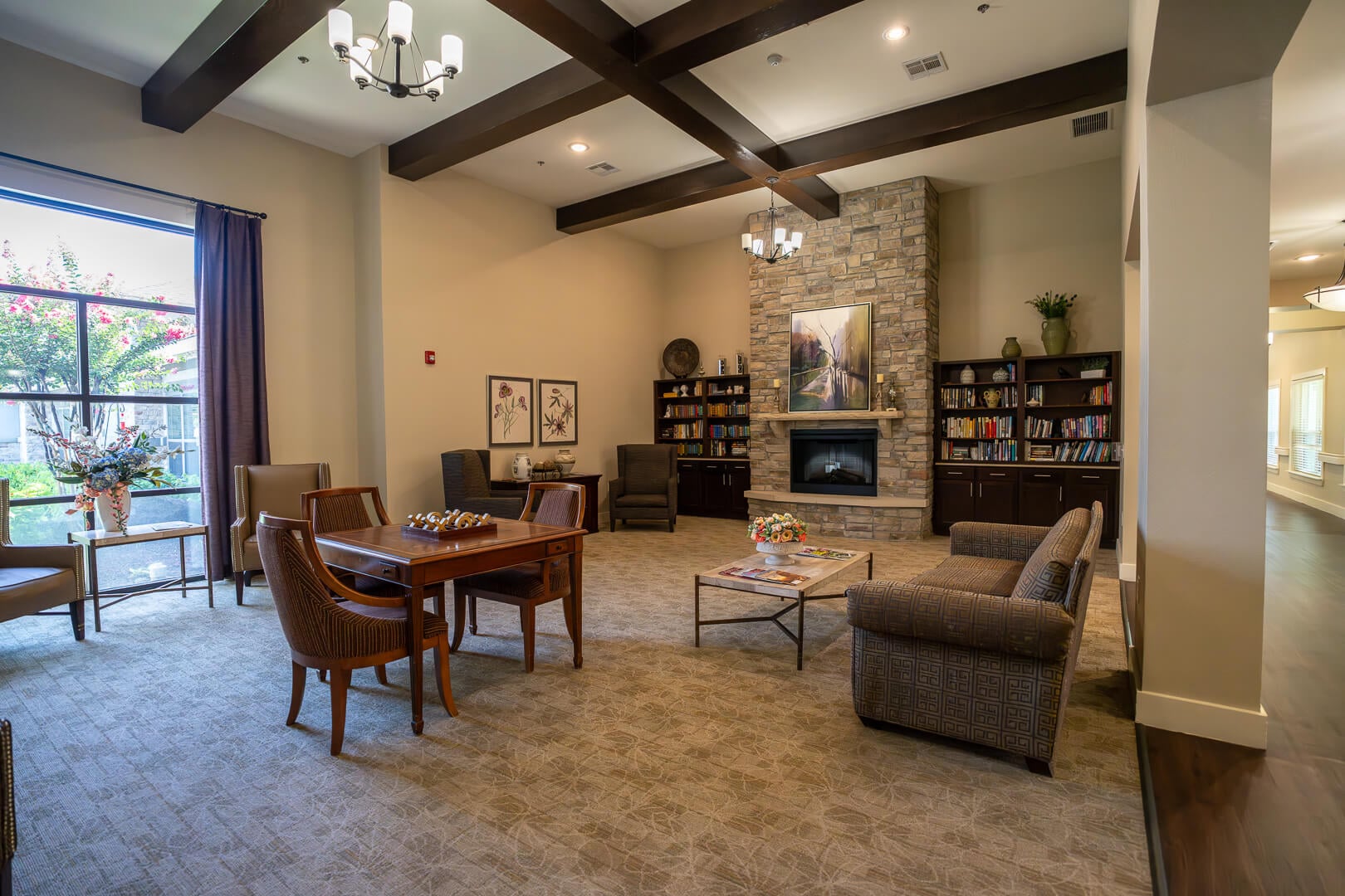 Reading Area at Memory Care Services