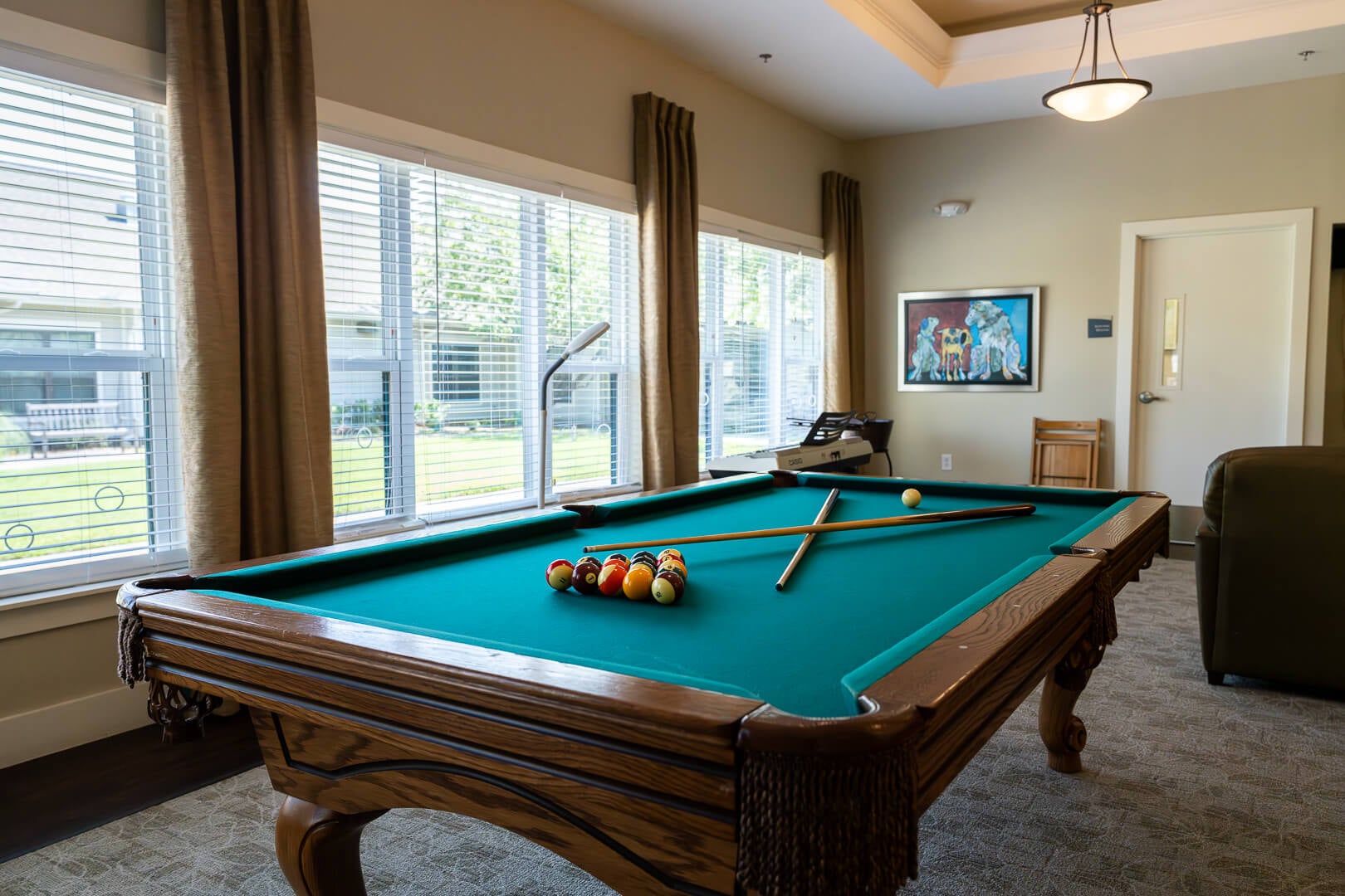 Recreation Room at Arlington Retirement Home